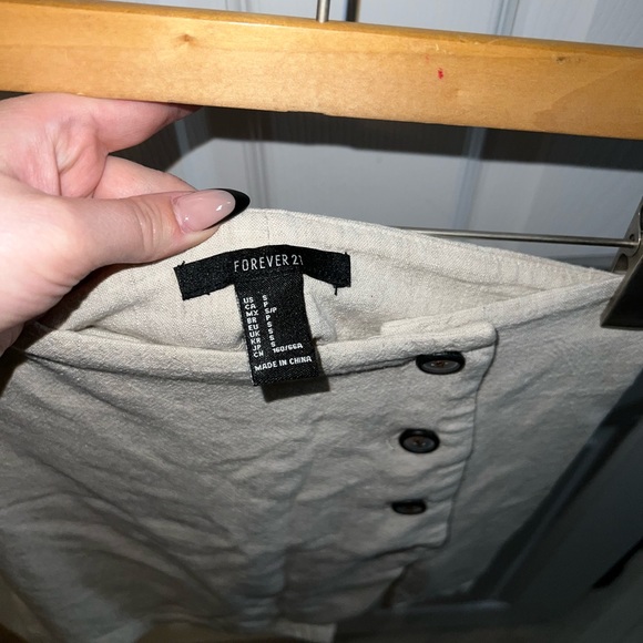 Linen Mini Skirt - Picture 4 of 4